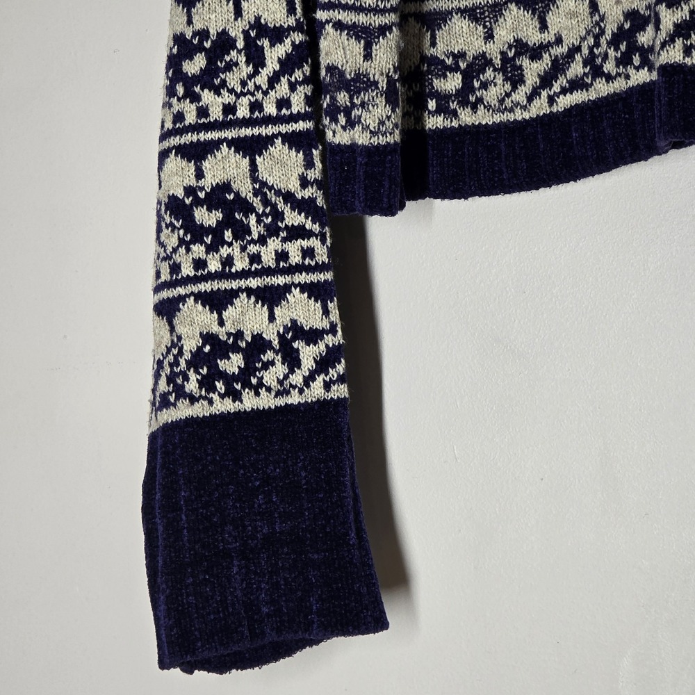 Vintage Oilily Lambswool Blend Mock Neck Sweater Made in Italy Women's Size M - Picture 3 of 8